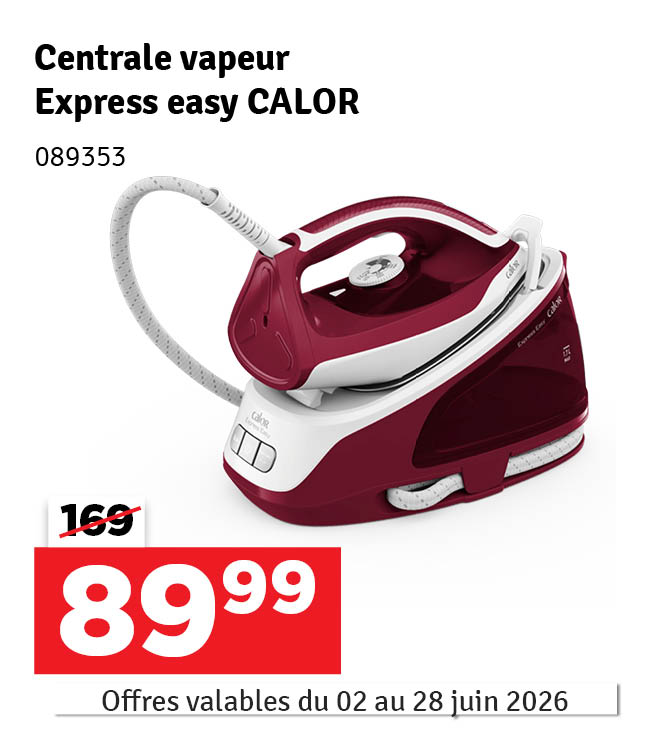 Centrale vapeur Express Easy CALOR